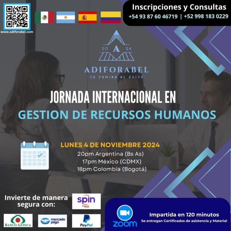 Jornada Internacional en Gestión de Recursos Humano