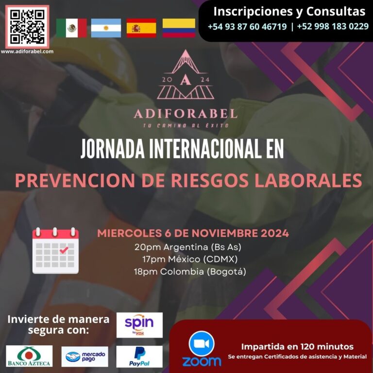 Jornada Internacional en Prevención de Riesgos Laborales
